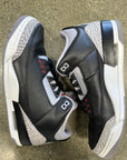 AIR JORDAN 3 BLACK CEMENT 2024 - SIZE 10.5 (WORN)
