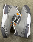 AIR JORDAN 3 COOL GREY - SIZE 8.5 (WORN)