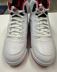 AIR JORDAN 5 FIRE RED BLACK TONGUE 2025 - SIZE 10.5 (WORN)