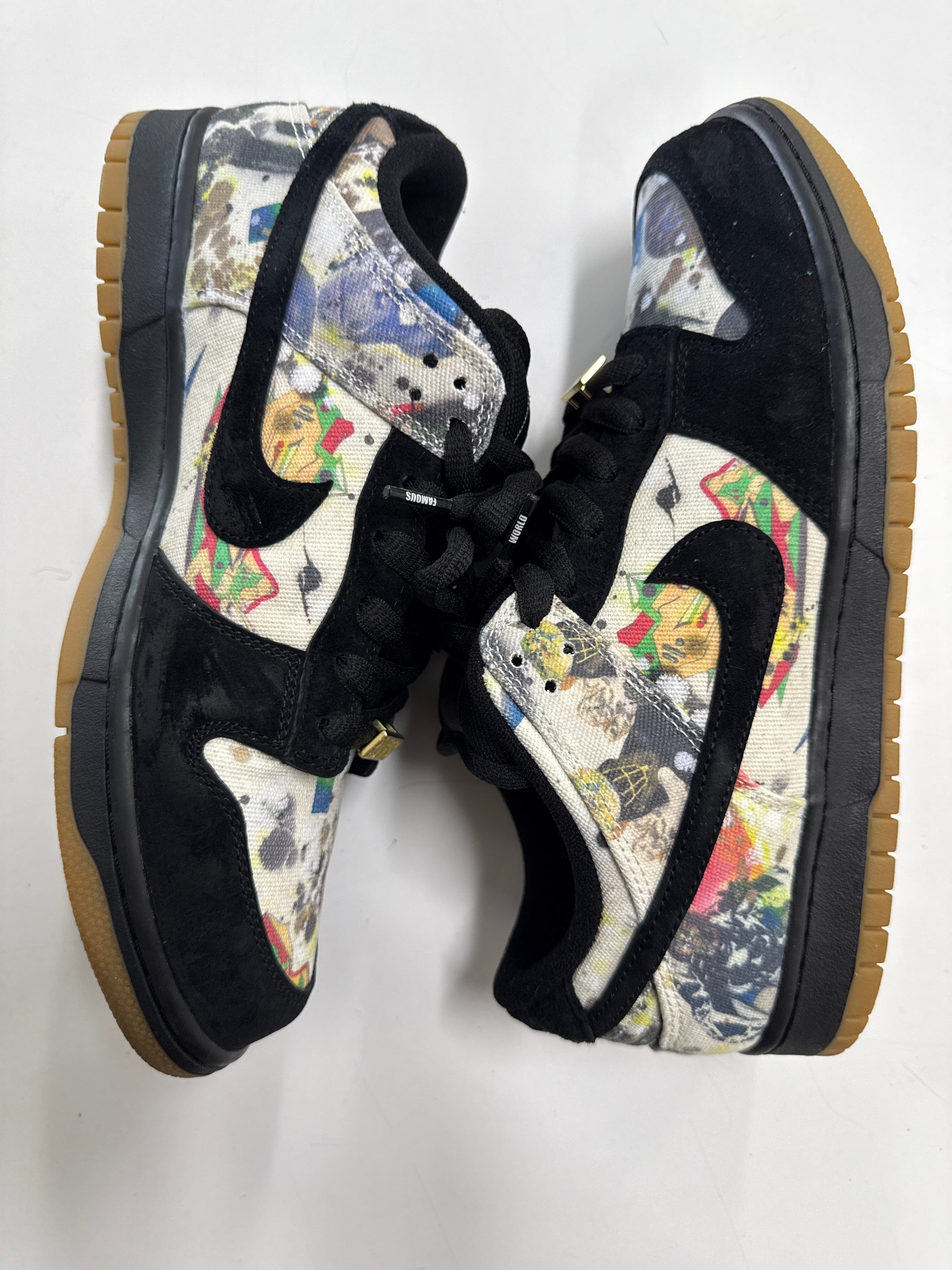 SB DUNK LOW RAMMELLZEE - SIZE 10.5 (WORN)
