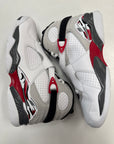 AIR JORDAN 8 WHITE TRUE RED 2025 - SIZE 11 (WORN)
