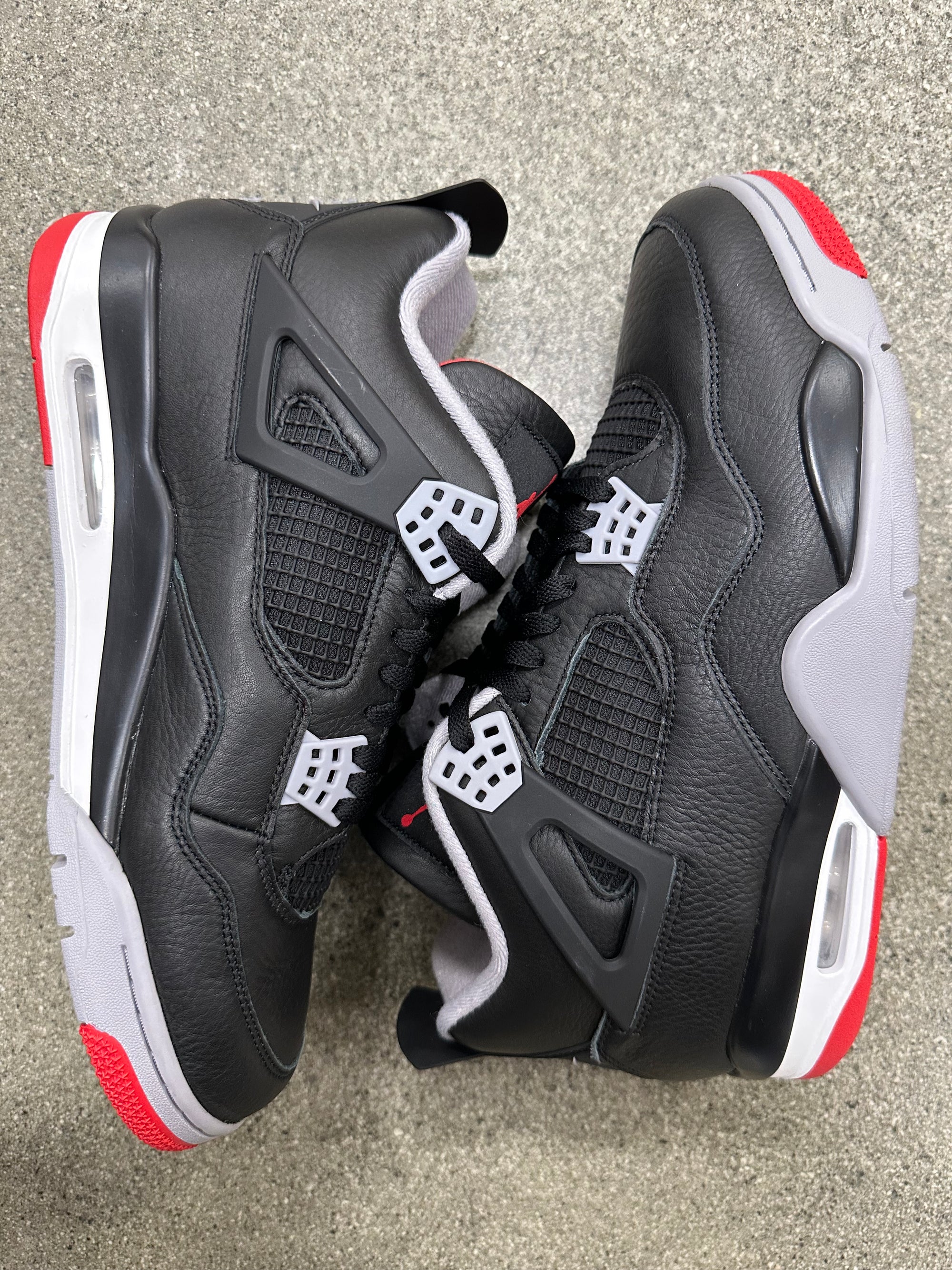 AIR JORDAN 4 BRED REIMAGINED - SIZE 12 (WORN) (SUPER CLEAN)