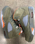 AIR JORDAN 5 OLIVE 2025 - SIZE 12 (WORN)