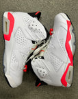 AIR JORDAN 6 WHITE INFRARED 2014 - SIZE 10 (WORN)