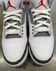 AIR JORDAN 3 FIRE RED 2022 - SIZE 9.5 (WORN)
