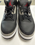 AIR JORDAN 3 LEVIS BLACK - SIZE 12 (WORN)