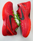 KOBE 6 PROTRO REVERSE GRINCH - SIZE 13 (WORN) - SUPER CLEAN