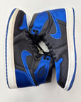 AIR JORDAN 1 HIGH SATIN ROYAL NUMBERED - SIZE 10 (WORN)