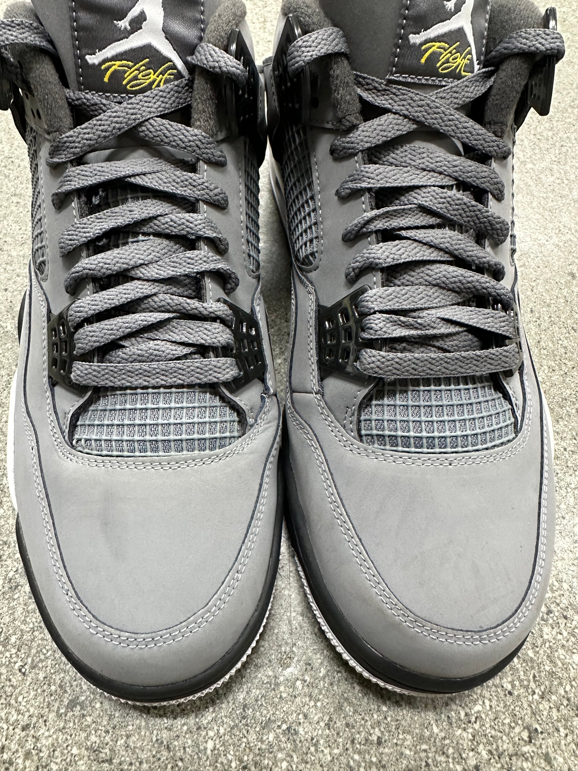 AIR JORDAN 4 COOL GREY - SIZE 13 (WORN) (SUPER CLEAN)
