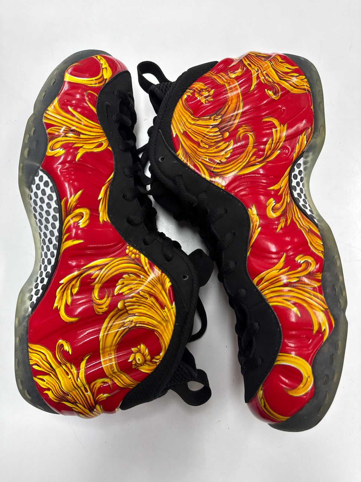 AIR FOAMPOSITE ONE SUPREME RED - SIZE 12 (WORN)