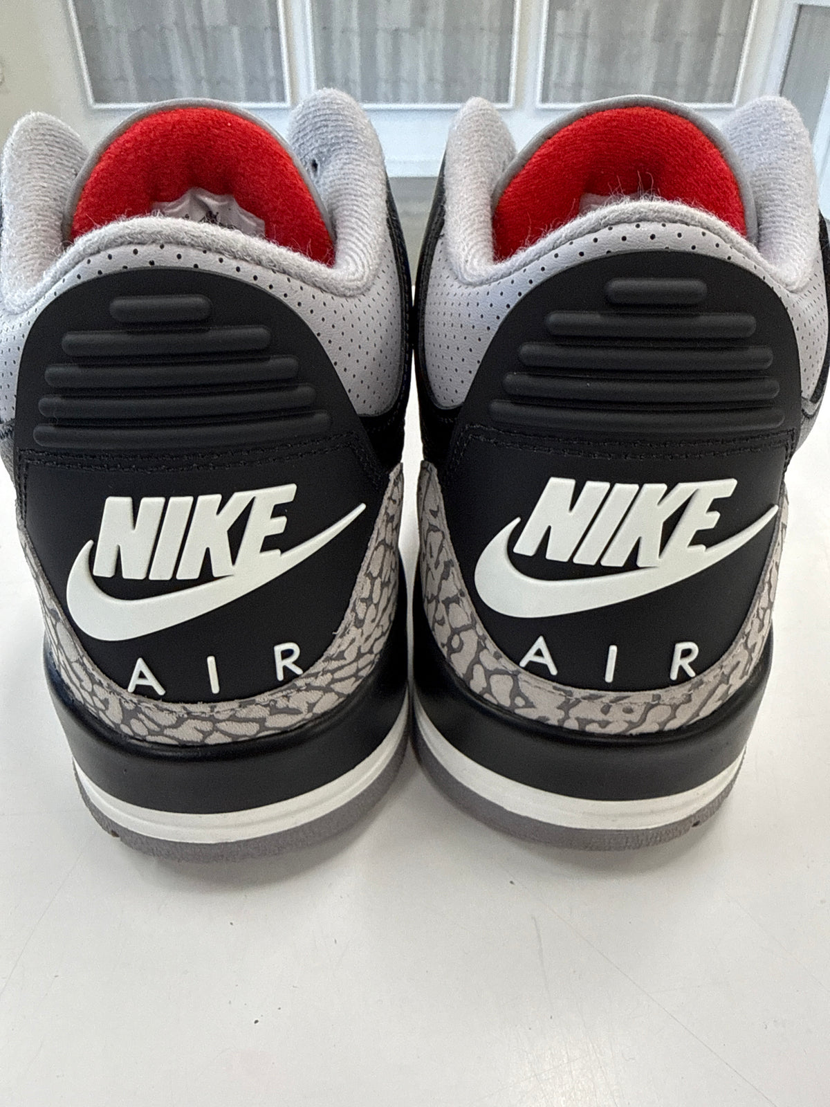 AIR JORDAN 3 BLACK CEMENT 2024 - SIZE 12 (WORN)