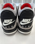 AIR JORDAN 3 BLACK CEMENT 2024 - SIZE 12 (WORN)