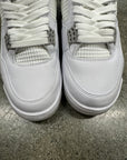 AIR JORDAN 4 WHITE OREO - SIZE 10 (WORN)
