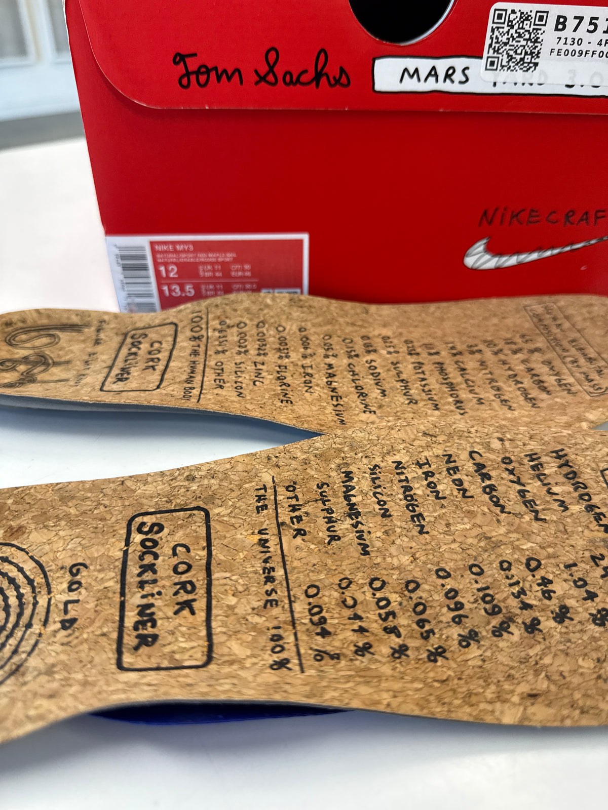 MARS YARD SHOE 3.0 TOM SACHS SPACE CAMP - SIZE 12 (WORN) - SUPER CLEAN