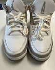 WMNS AIR JORDAN 3 A MA MANIERE WHITE - SIZE W9.5 M8 (WORN)