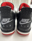 AIR JORDAN 4 BRED REIMAGINED - SIZE 9 (WORN)