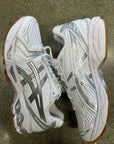 GEL KAYANO 14 A.P.C WHI/SILVER - SIZE 8.5 (WORN)