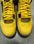 AIR JORDAN 4 LIGHTNING - SIZE 9 (WORN) - SUPER CLEAN