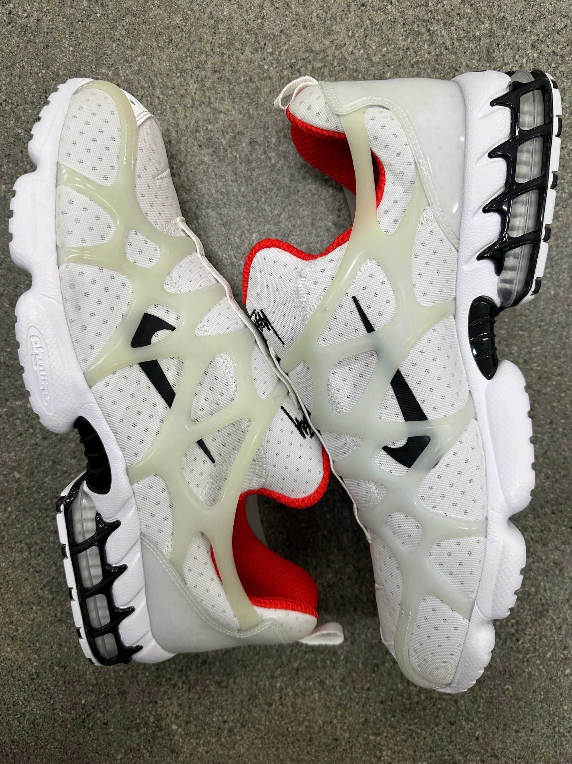 AIR ZM SPIRIDON STUSSY WHITE - SIZE 13 (WORN)