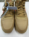OFF WHITE AIR MAX 90 BEIGE - SIZE 9 (WORN)