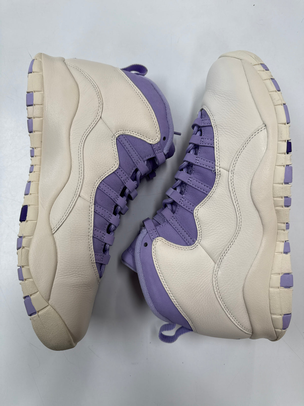 WMNS AIR JORDAN 10 RETRO HYDRANGEAS - SIZE W14 M12.5 (WORN)