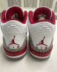 AIR JORDAN 3 CARDINAL RED - SIZE 8 (WORN)