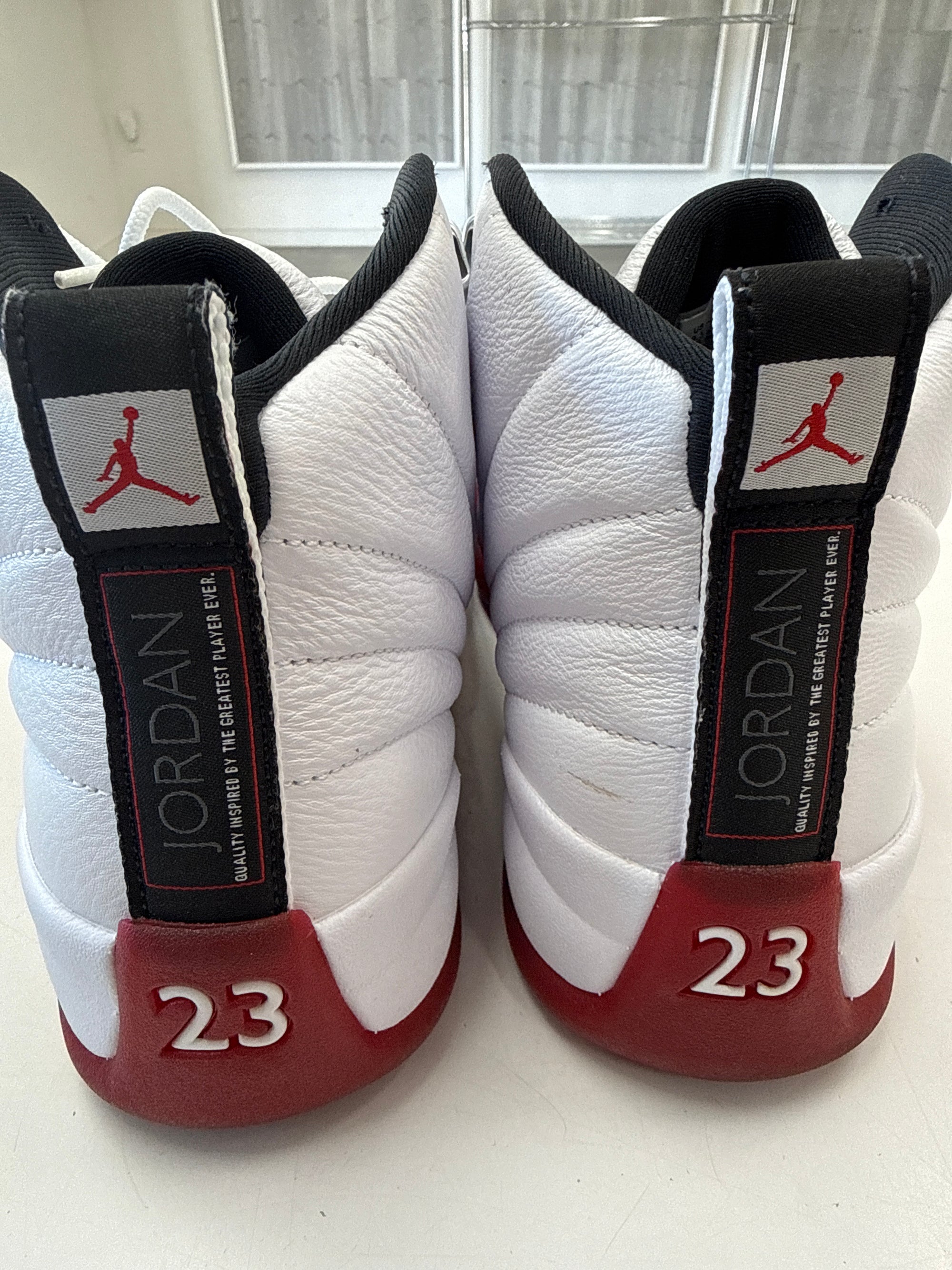 AIR JORDAN 12 CHERRY 2023 - SIZE 9.5 (WORN)