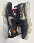 OFF WHITE AIR VAPORMAX BLACK 2018 - SIZE 9.5 (WORN)