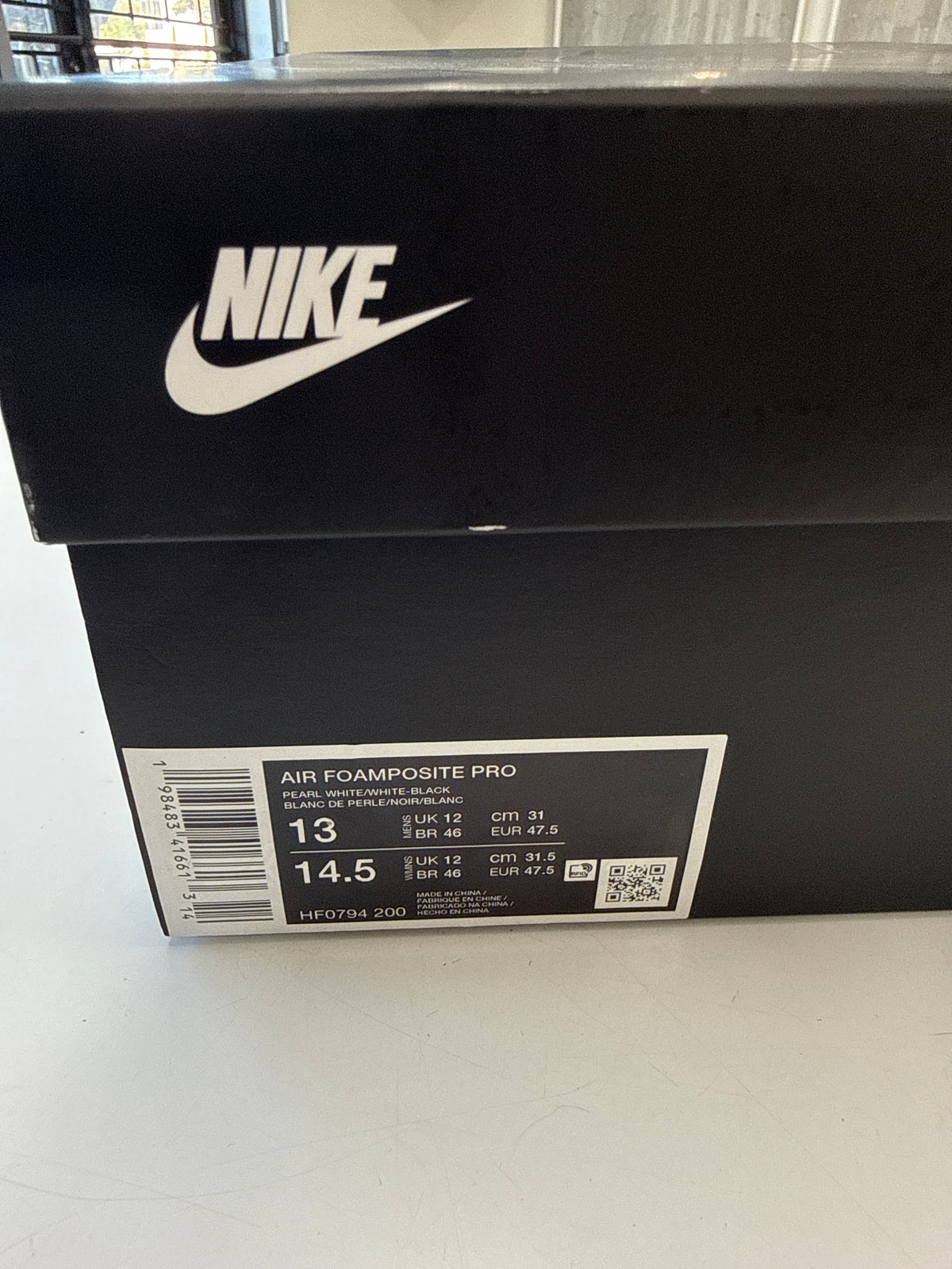 AIR FOAMPOSITE PRO PEARL 2025 - SIZE 13 (WORN)