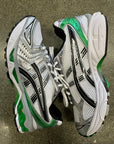 GEL KAYANO 14 WHI/GREEN - SIZE 8.5 (WORN)