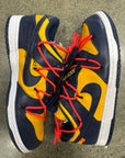 OFF WHITE DUNK LOW UNIVERSITY GOLD - SIZE 11.5 (WORN)