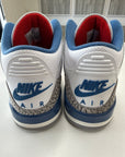 AIR JORDAN 3 TRUE BLUE 2026 - SIZE 11.5 (WORN) - SLIGHT RIP ON BOX
