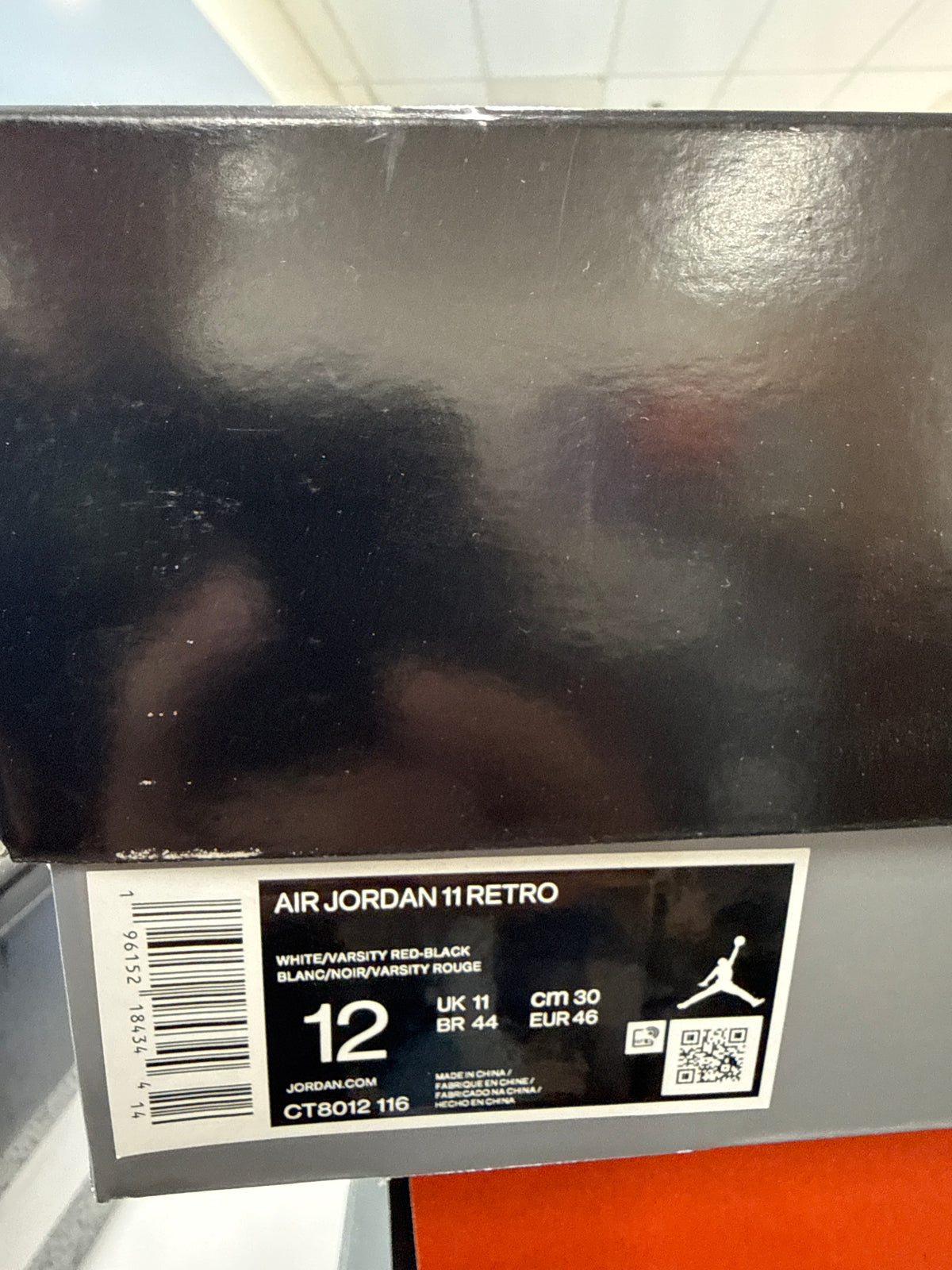AIR JORDAN 11 CHERRY 2022 - SIZE 12 (WORN)