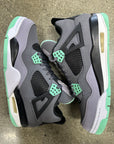AIR JORDAN 4 GREEN GLOW - SIZE 9.5 (WORN)
