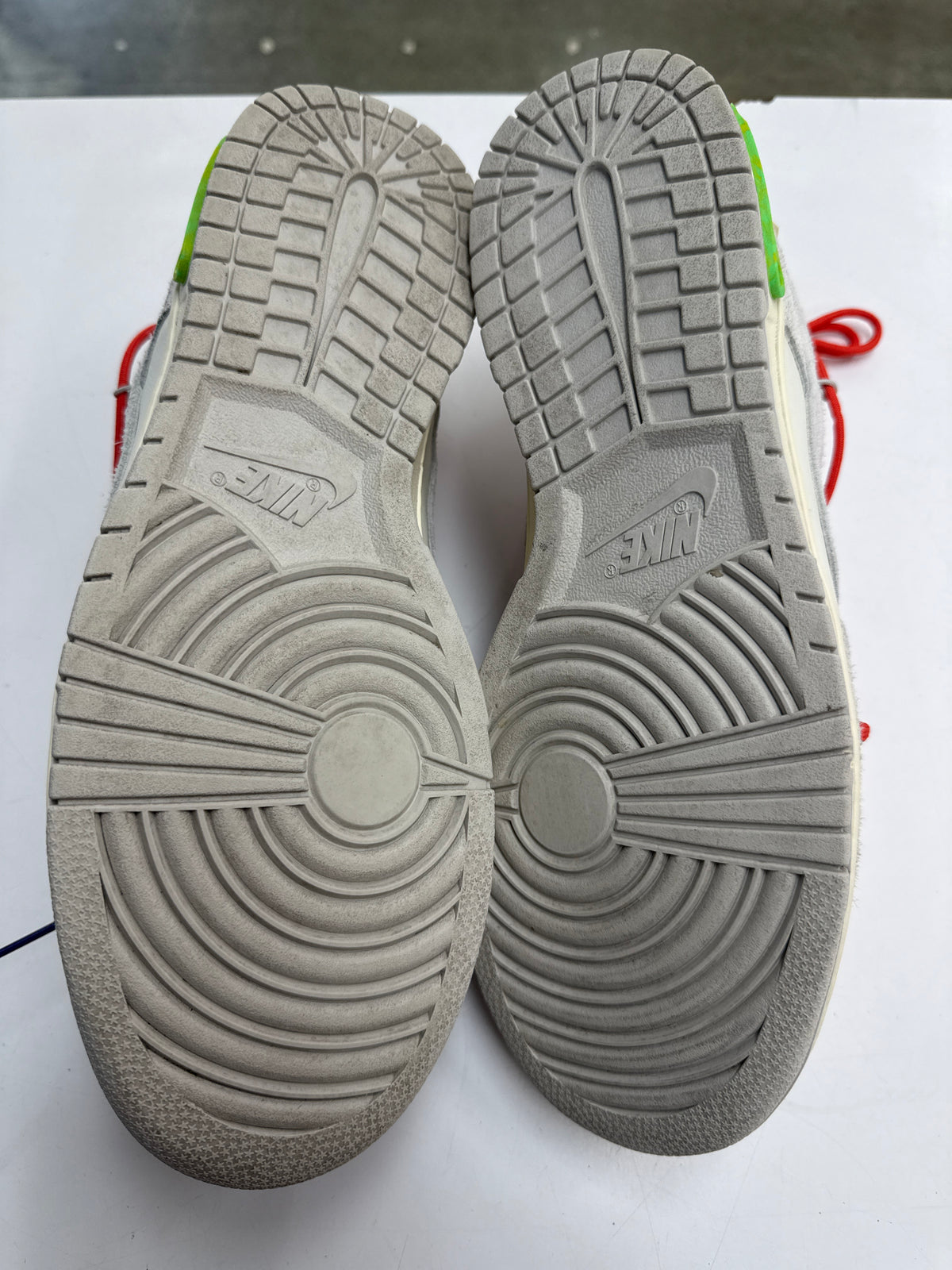 OFF WHITE NIKE DUNK LOT 13 - SIZE 11 (WORN)
