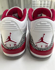 AIR JORDAN 3 CARDINAL RED - SIZE 10 (WORN)
