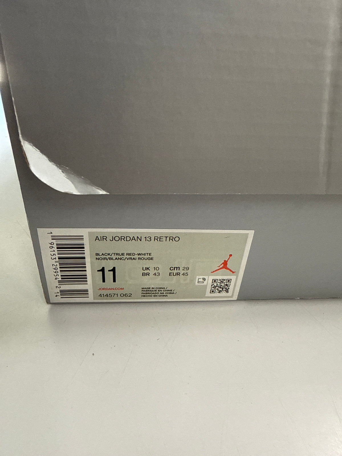 AIR JORDAN 13 PLAYOFFS 2023 - SIZE 11 (WORN)