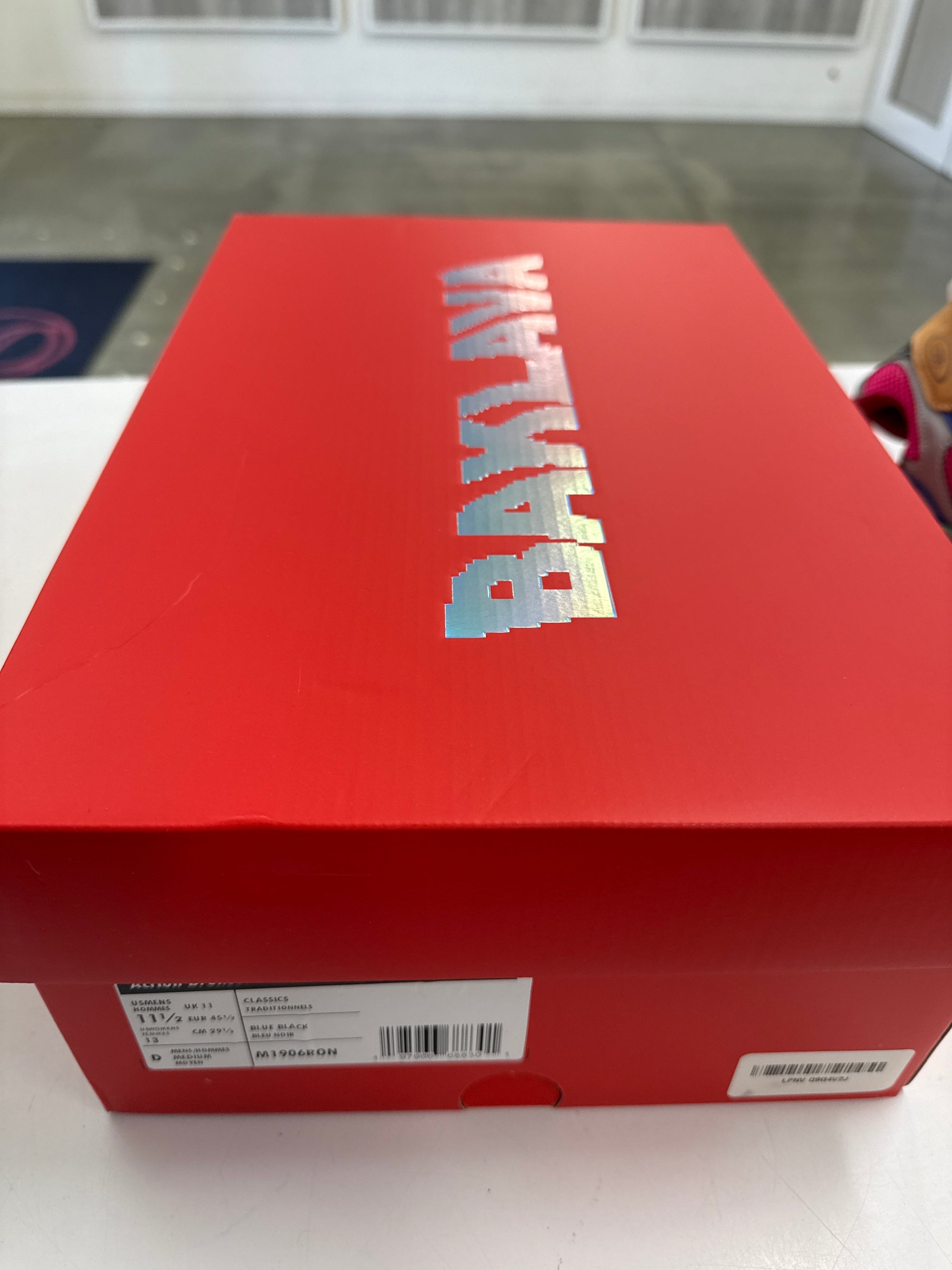 NEW BALANCE 19 06 ACITON BRONSON MEDUSA AINOZAMA - SIZE 11.5 (WORN) - NEW BALANCE REPLACEMENT BOX