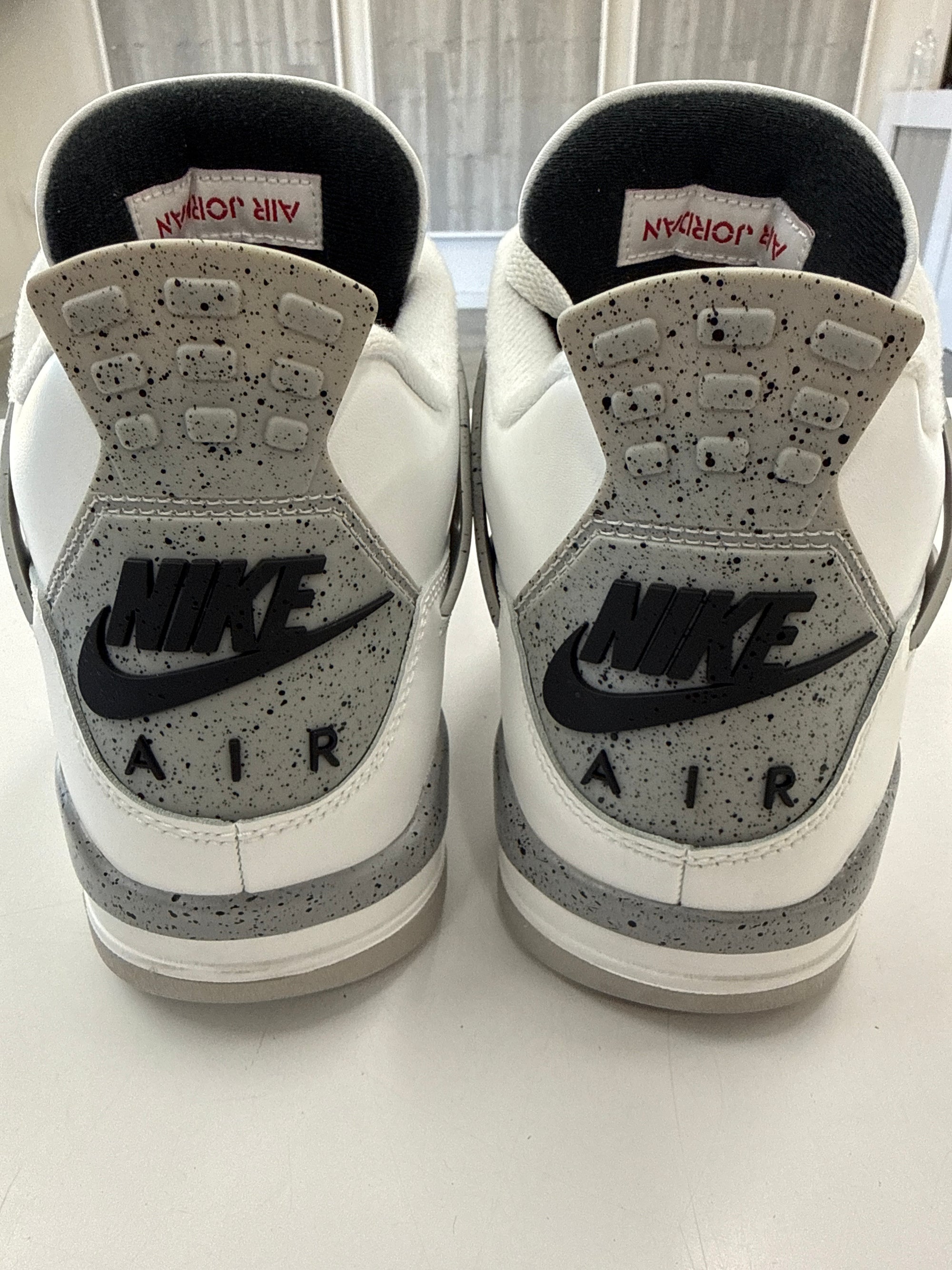 AIR JORDAN 4 WHITE CEMENT 2025 - SIZE 11 (WORN) - SUPER CLEAN