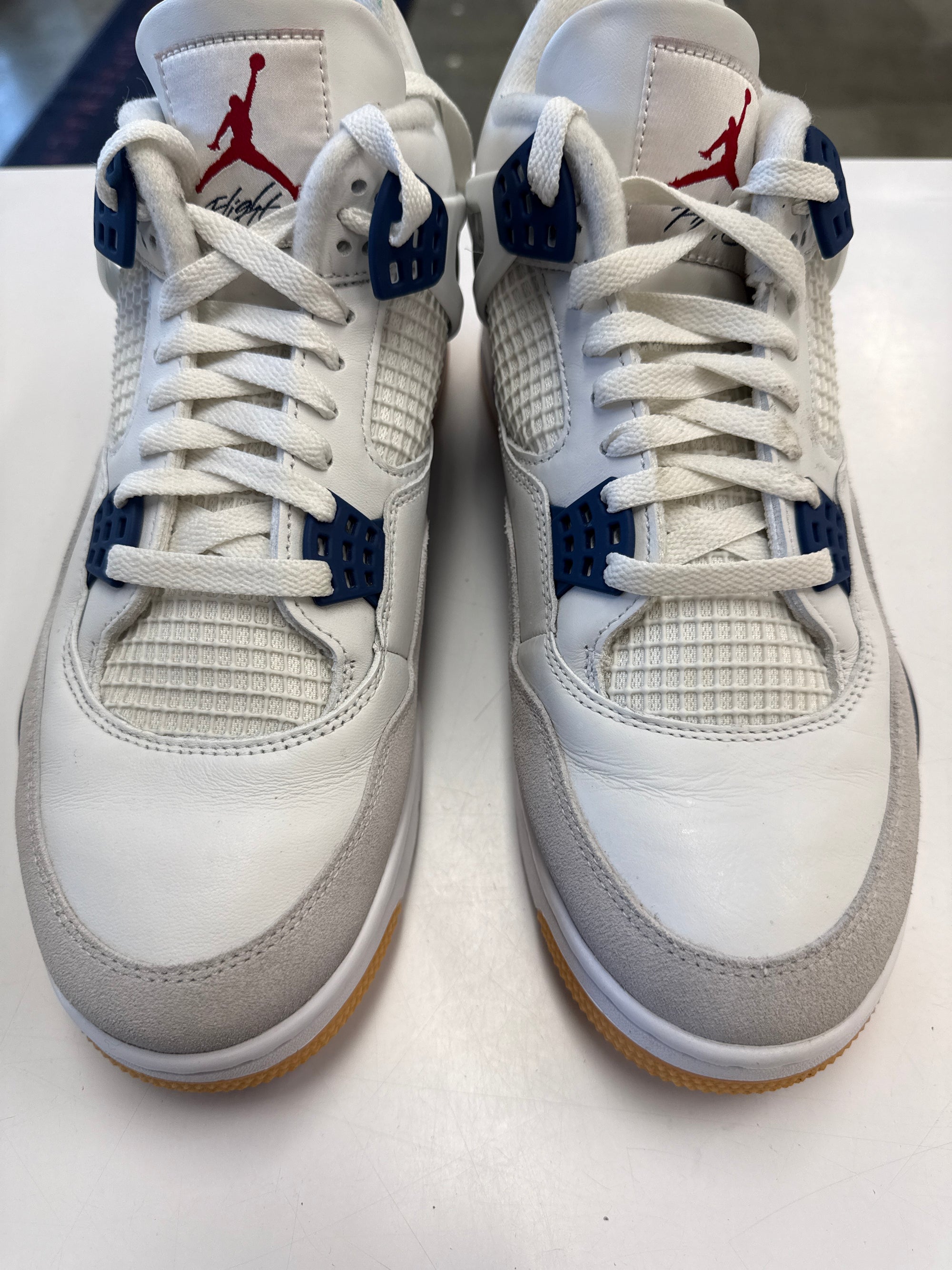 AIR JORDAN 4 NAVY SB - SIZE 12 (WORN)