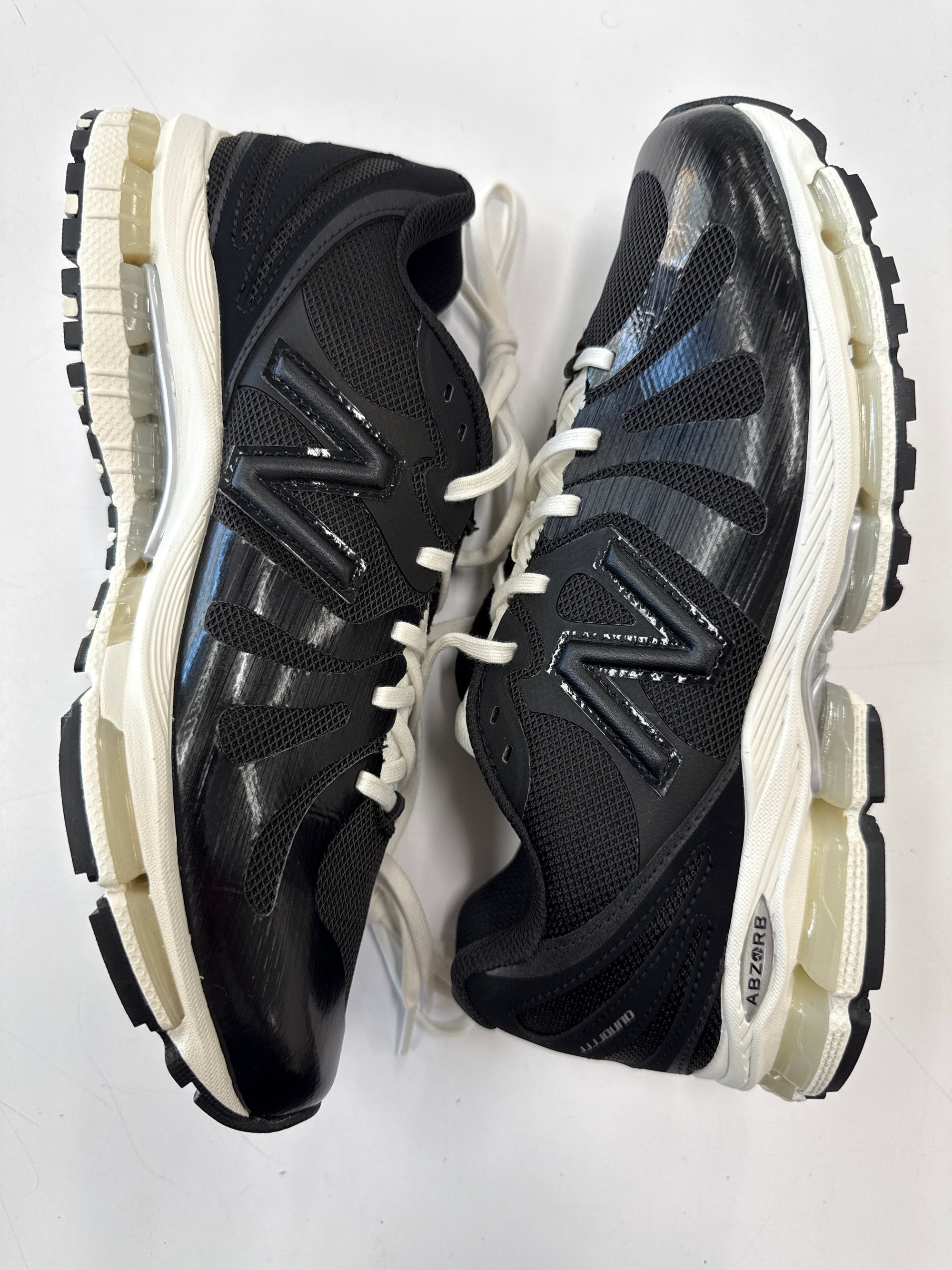 NEW BALANCE 1890 JJJJOUND BLACK WHITE - SIZE 8.5 (WORN)