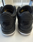 AIR JORDAN 3 TINKER BLACK - SIZE 9.5 (WORN)