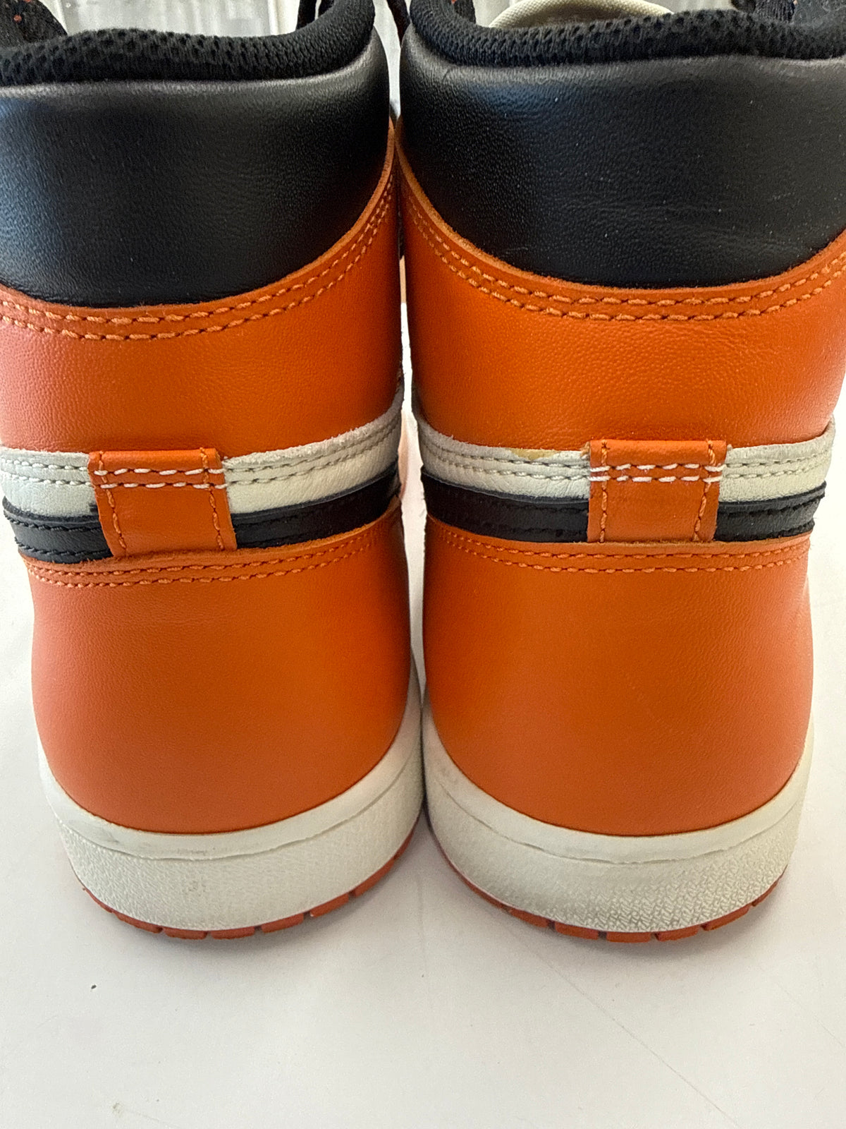 AIR JORDAN 1 HIGH REVERSED SHATTERED - SIZE 8.5 (WORN)