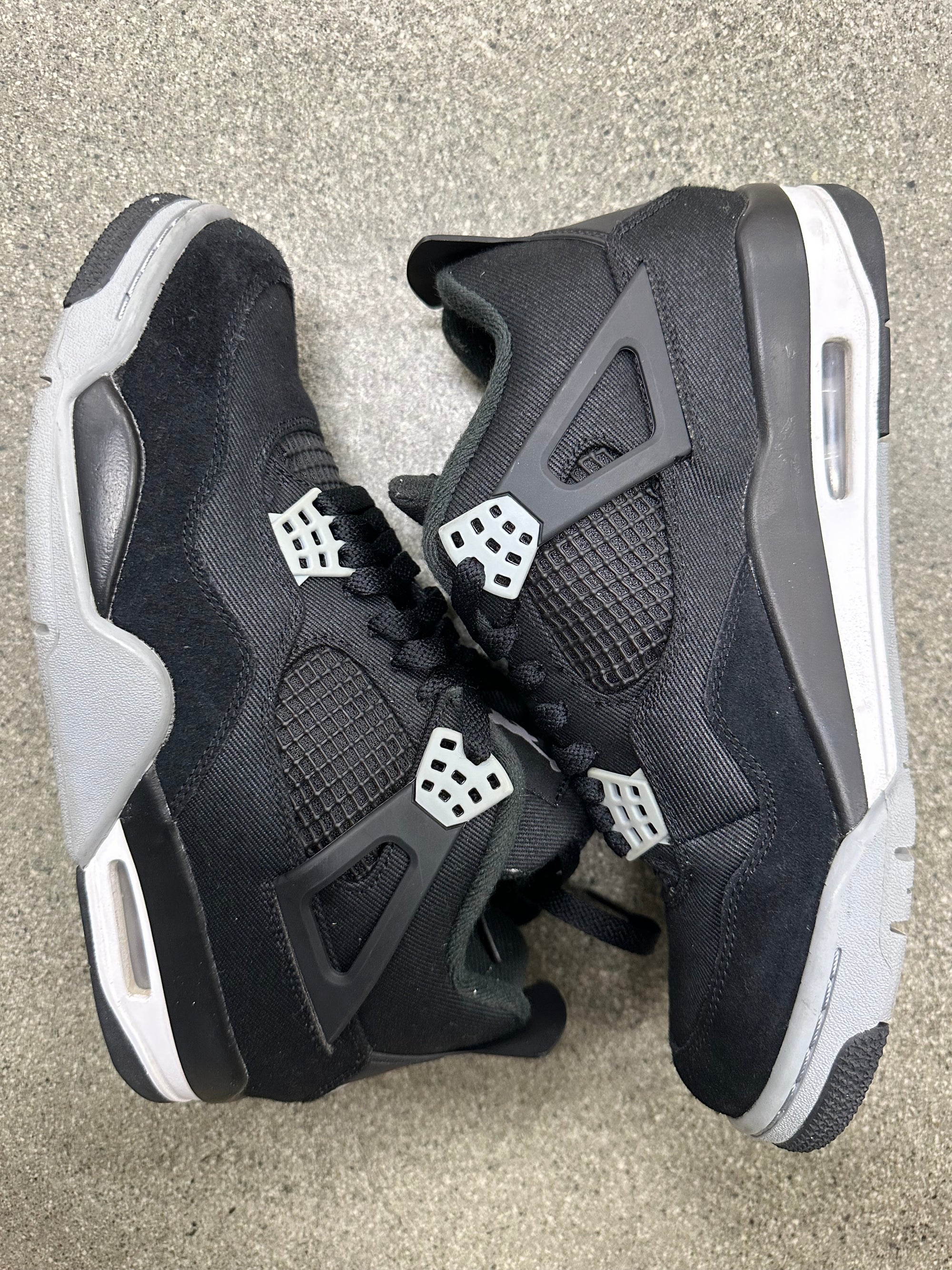 AIR JORDAN 4 CANVAS - SIZE 9.5 (WORN)