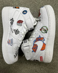 AIR FORCE 1 MID '07 SUPREME WHITE - SIZE 8.5 (WORN)