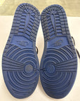 AIR JORDAN 1 HIGH UNION STORM BLUE - SIZE 10 (WORN)