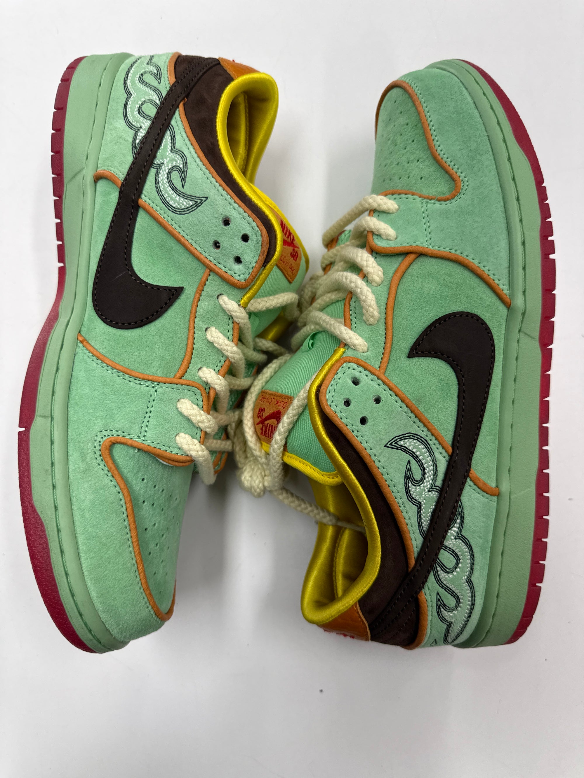SB DUNK LOW RODEO TOURMALINE - SIZE 13 (WORN)