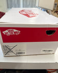 VANS AUTHENTIC SUPREME BLUE CHECKER LOGO - SIZE 9 (WORN) - REPLACEMENT BOX
