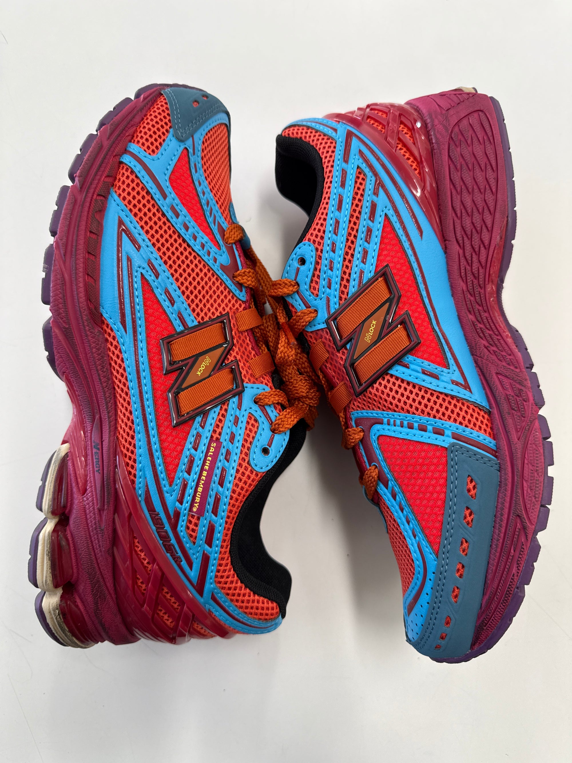 NEW BALANCE 1906R SALEHE BEMBURY HEAT BE HOT MAGMA - SIZE 9.5 (WORN) - SUPER CLEAN