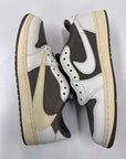 AIR JORDAN 1 LOW TRAVIS SCOTT REVERSE MOCHA - SIZE 12 (WORN ) - SUPER CLEAN
